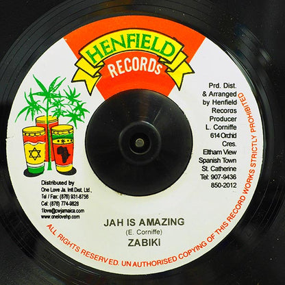 Zabiki - Jah Is Amazing  /  Version (7")