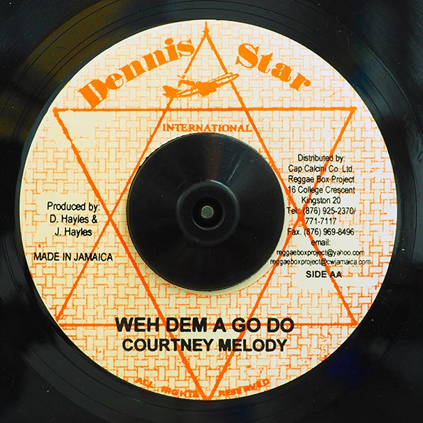 Courtney Melody - Sound Bwoy Tears  /  Courtney Melody - Weh Dem A Go Do (7")