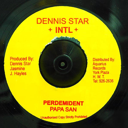 Papa San - Perdominant   /  Version (7")