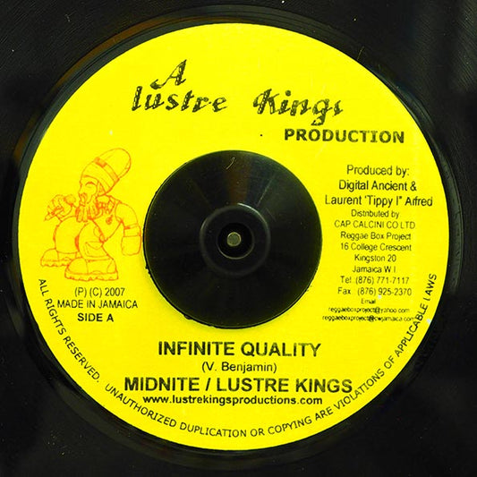 Midnite - Infinite Quality  /  Version (7")