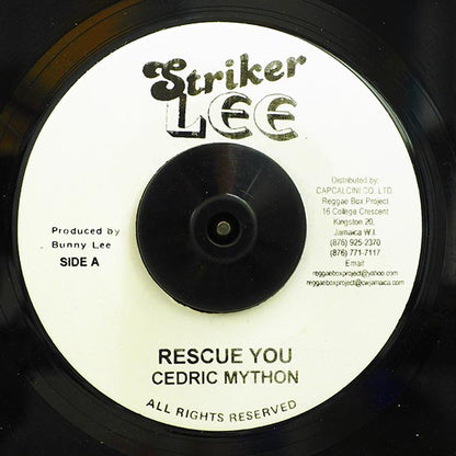 Cedric Myton - Rescue You  /  Version (7")