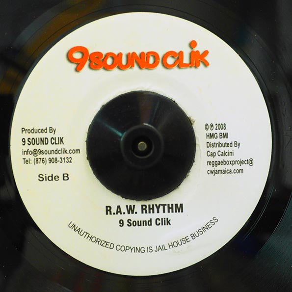 Ini Kamoze, Sizzla - RAW  /  Version (7")