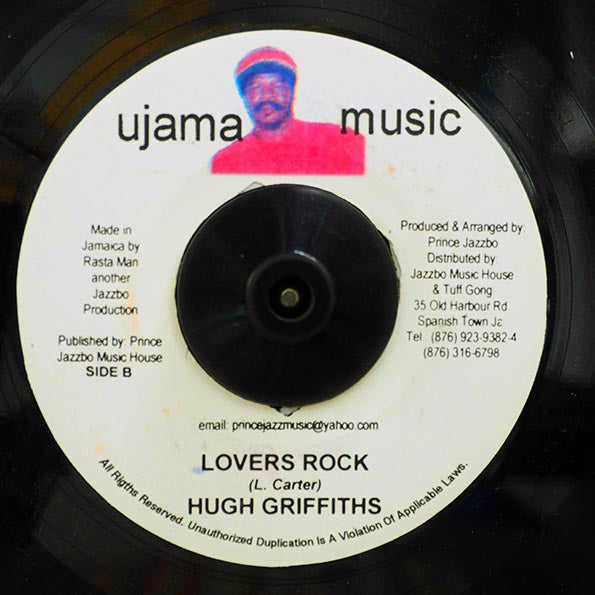 Prince Jazzbo - Jah Jah Never Fail I Yet  /  Hugh Griffiths - Lovers Rock (7")