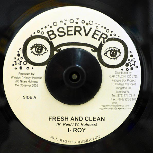 I Roy - Fresh And Clean  /  Version (7")