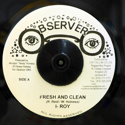 I Roy - Fresh And Clean  /  Version (7")