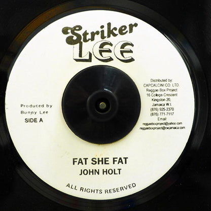 John Holt - Fat She Fat  /  John Holt - I Need A Veggie (7")