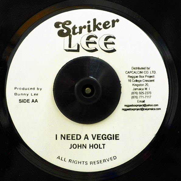 John Holt - Fat She Fat  /  John Holt - I Need A Veggie (7")