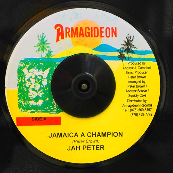 Jah Peter - Jamaica A Champion  /  Version (7")