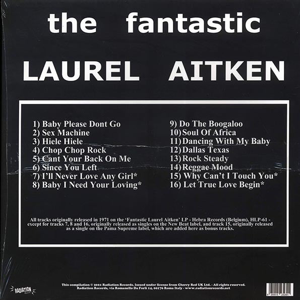 Laurel Aitken - The Fantastic Laurel Aitken (LP) - PureSound Records