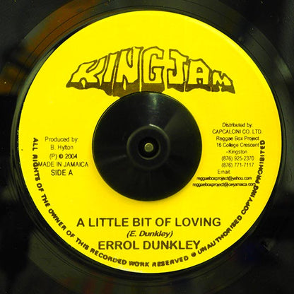 Errol Dunkley - A Little Bit Of Loving  /  True Facts - See Me Yah Now (7")