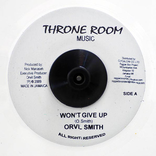 Orville Smith - Won't Give Up  /  Nich Manasseh - Fighting Dub (7")