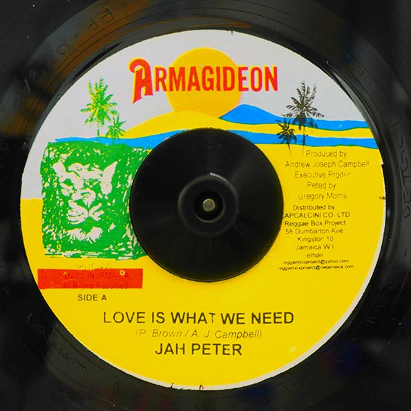 Jah Peter - Love Is What We Need  /  Version (7")