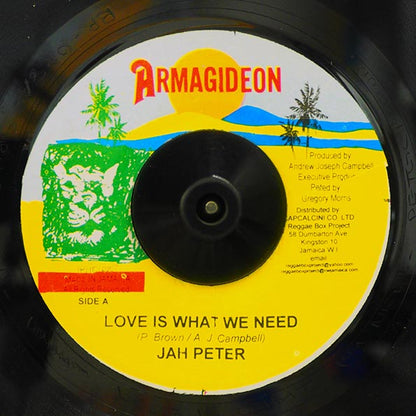 Jah Peter - Love Is What We Need  /  Version (7")