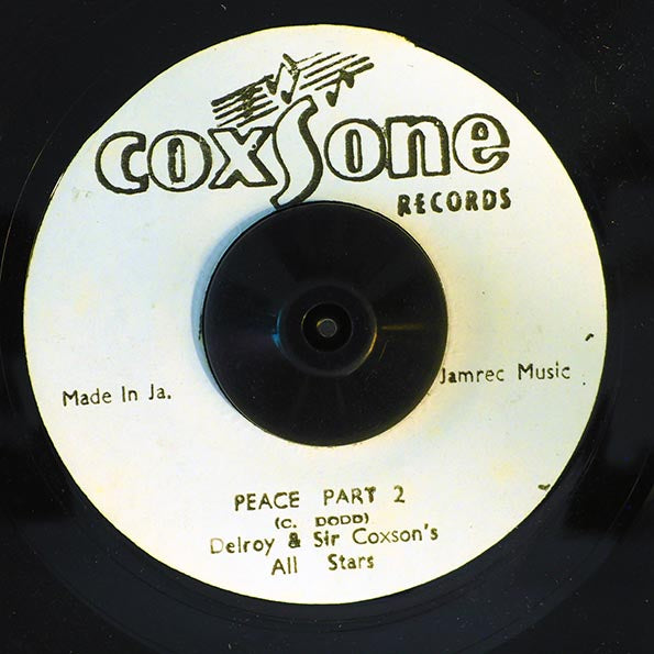 Delroy Wilson - Peace With Your Neighbor  /  Delroy & Sir Coxsone's All Stars - Peace Part 2 (7")