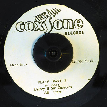 Delroy Wilson - Peace With Your Neighbor  /  Delroy & Sir Coxsone's All Stars - Peace Part 2 (7")