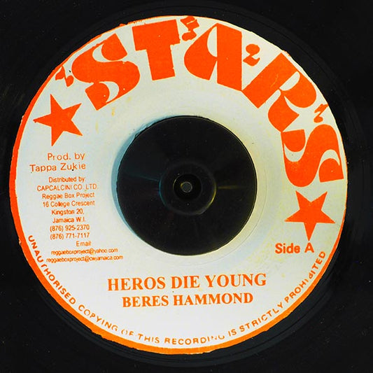 Beres Hammond - Heroes Die Young  /  Version (7")