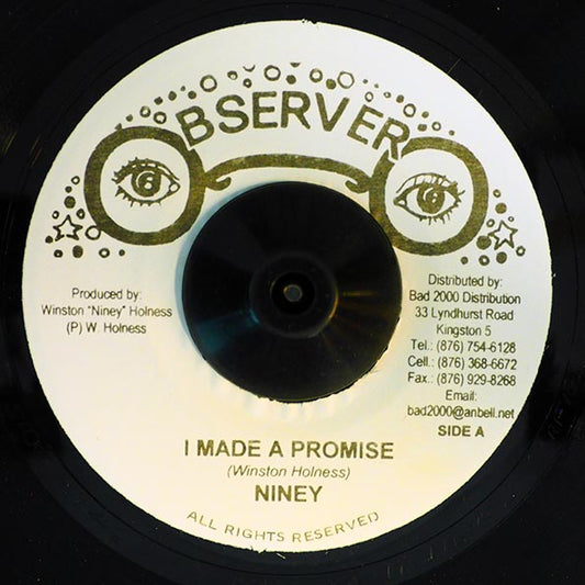 Niney - I Made A Promise  /  Version (7")
