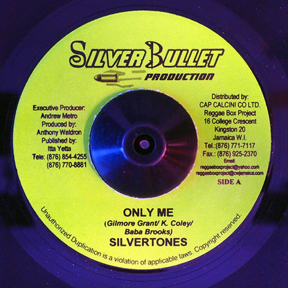 Silvertones - Only Me  /  Version (7")
