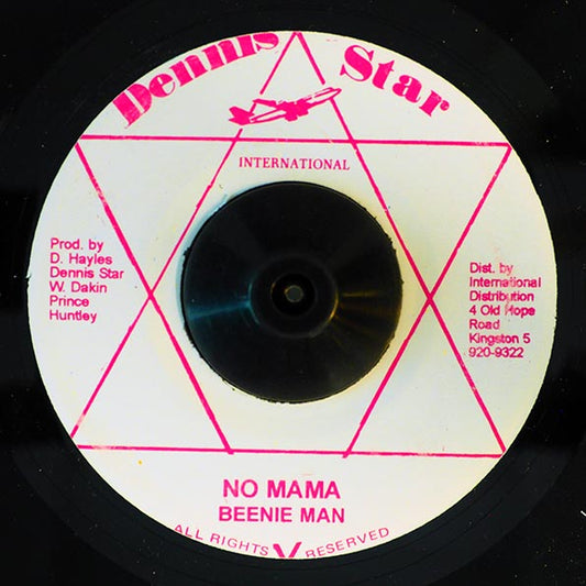 Beenie Man - No Mama  /  Part 2 (7")
