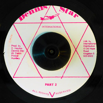 Beenie Man - No Mama  /  Part 2 (7")