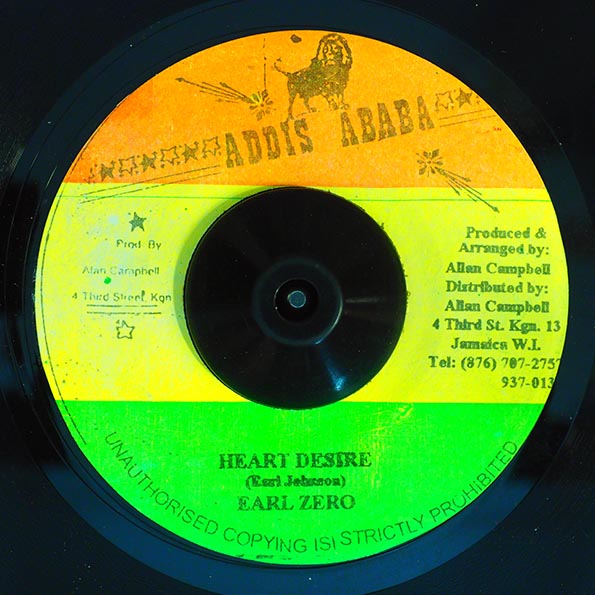 Earl Zero - Heart Desire  /  Version (7")