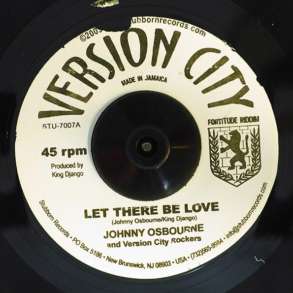 Johnny Osbourne - Let There Be Love  /  Version (7")