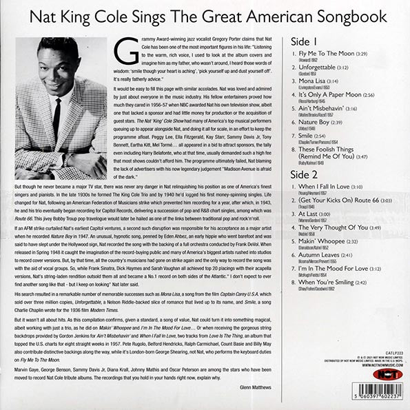 Nat King Cole - Sings The Great American Songbook (LP) - PureSound Records