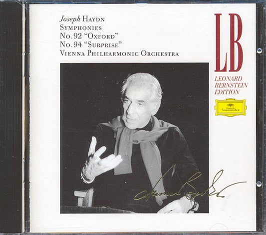 Joseph Haydn, Wiener Philharmoniker, Leonard Bernstein - Symphonien No.92 Oxford & No.94 Mit Dem Paukenschlag Surprise (CD)