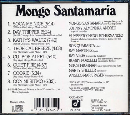 Mongo Santamaria - Soca Me Nice (CD)