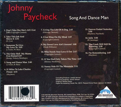 Johnny Paycheck - Songs And Dance Man (CD)