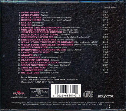 Dizzy Gillespie - Dizzy Gillespie In Paris Volume 2 (CD)