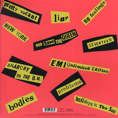 Sex Pistols - Never Mind The Bollocks Here's The Sex Pistols (180g) (remastered)
