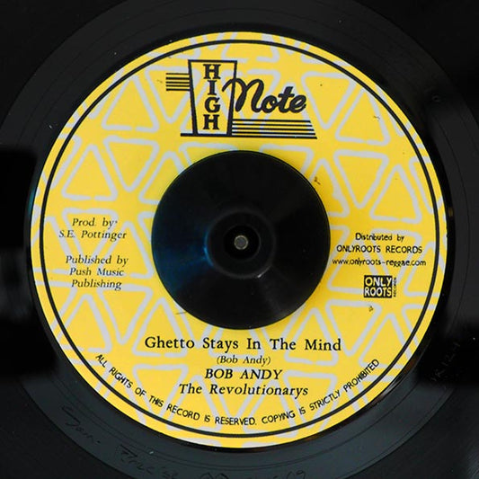 Bob Andy - Ghetto Stays In The Mind  /  The Revolutionaries - Ghetto Dub (7")