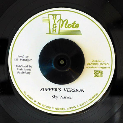 Delroy Denton, The Silvertones - Sufferer's Child  /  Sky Nation - Version (7")