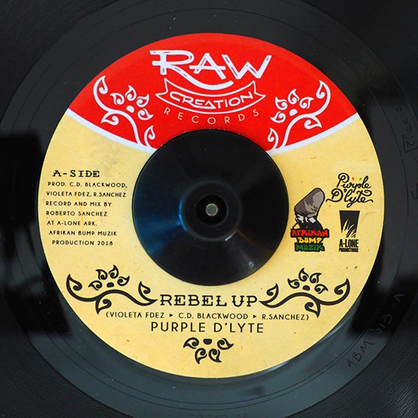 Purple D'Lyte - Rebel Up  /  Afrikan Bump, Lone Ark Riddim Force - Rebel Dub (7")