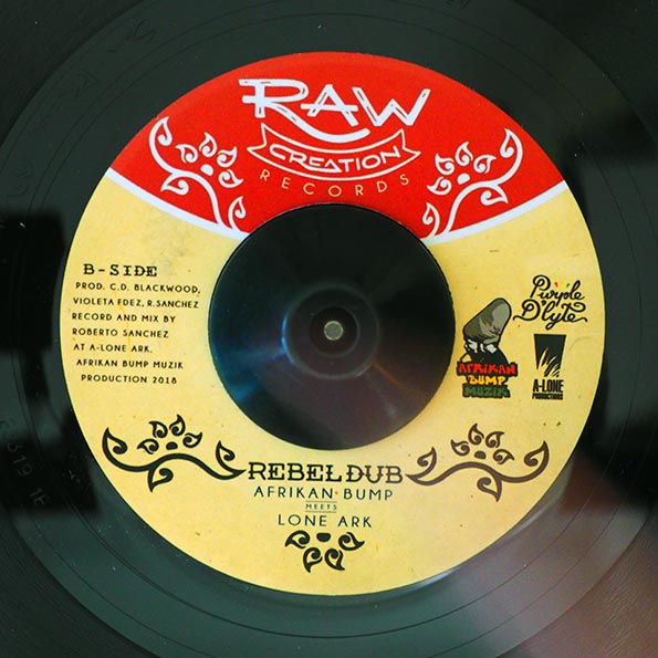 Purple D'Lyte - Rebel Up  /  Afrikan Bump, Lone Ark Riddim Force - Rebel Dub (7")