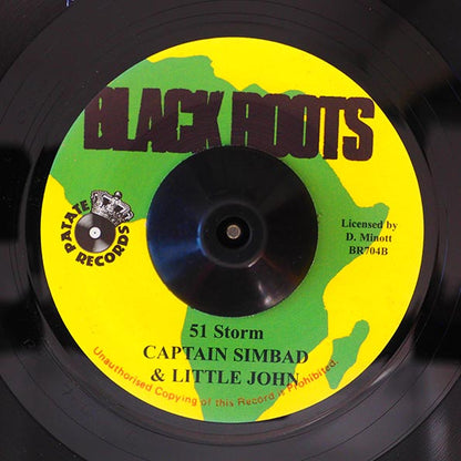 Sugar Minott - River Jordan  /  Captain Sinbad & Black Roots - 51 Storm (7")