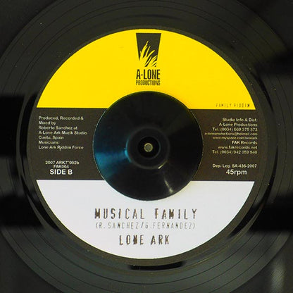 Alpheus - Keep The Faith  /  Lone Ark Riddim Force - Musical Family (7")