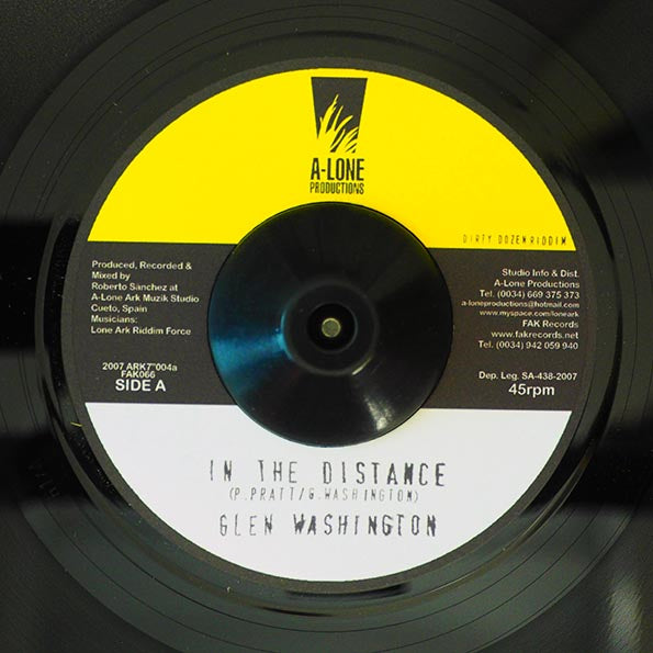 Glen Washington - In The Distance  /  Lone Ark Riddim Force - A-Lone Riders (7")