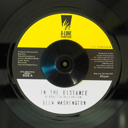 Glen Washington - In The Distance  /  Lone Ark Riddim Force - A-Lone Riders (7")