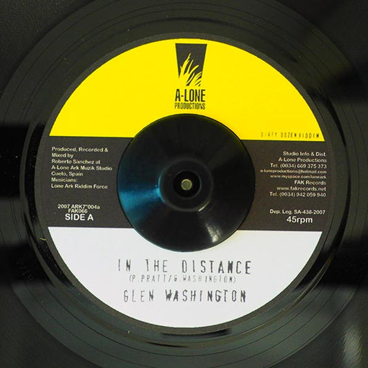 Glen Washington - In The Distance  /  Lone Ark Riddim Force - A-Lone Riders (7")