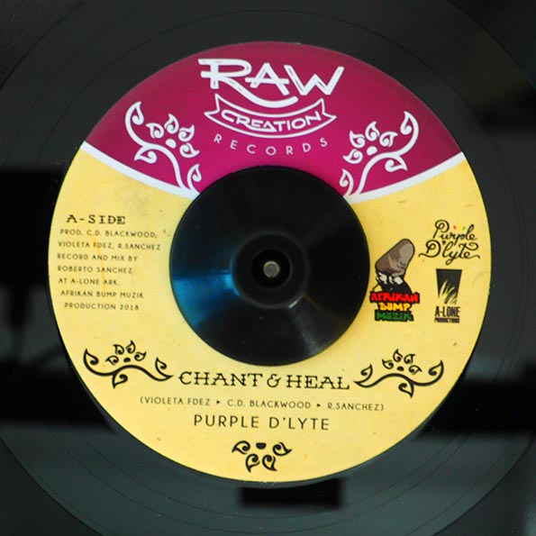Purple D'Lyte - Chant & Heal  /  Afrikan Bump, Lone Ark Riddim Force - Dub & Heal (7")