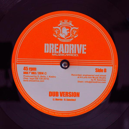 Jah Marnyah - Rise & Shine  /  Roberto Sanchez (Lone Ark) - Dub Version (7")