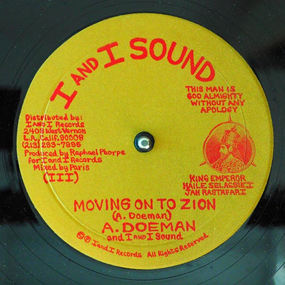 A Doeman - Moving On To Zion  /  A Doeman - Wake Up In The Morning (10")