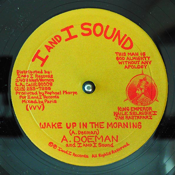 A Doeman - Moving On To Zion  /  A Doeman - Wake Up In The Morning (10")