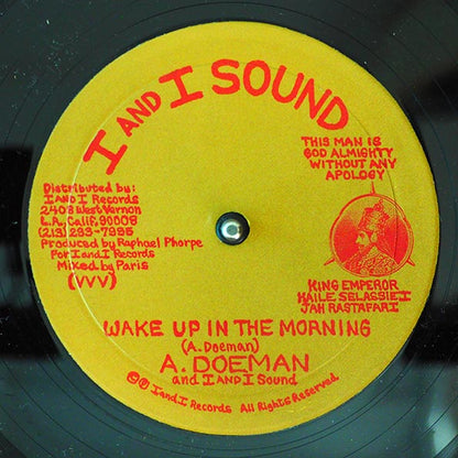 A Doeman - Moving On To Zion  /  A Doeman - Wake Up In The Morning (10")