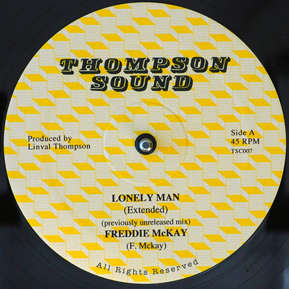 Freddie McKay - Lonely Man (Extended Mix)  /  Linval Thompson - Jumping For Joy (12")