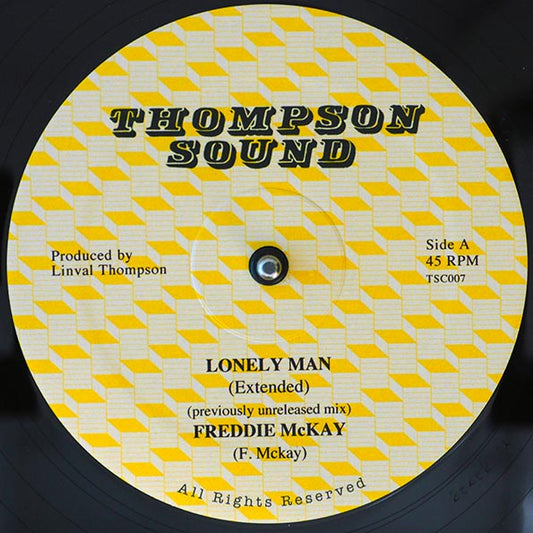 Freddie McKay - Lonely Man (Extended Mix)  /  Linval Thompson - Jumping For Joy (12")