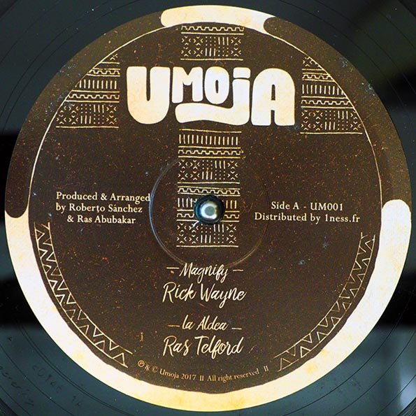 Rick Wayne - Magnify; Ras Telford - La Aldea  /  The Nortones - Free; Umoja Players - Version (12")