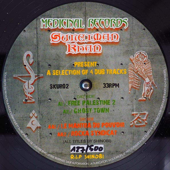Suleiman Khan - Le Mantra Du Pouvoir; Suleiman Khan - Rocka Syndicat  /  Suleiman Khan - Free Palestine; Suleiman Khan - Ghost Town (12")